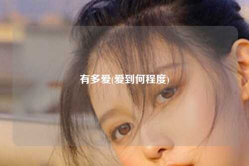 有多爱(爱到何程度)